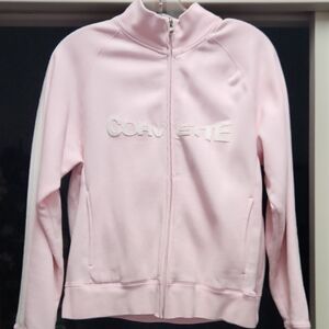 Women's Pink CORVETTE Zip Up Sweatshirt
